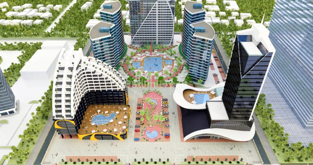 Tikilməkdə olan obyekt 28.1 m² - Lech və Maria Kachinsky, Batumi, Gürcüstan