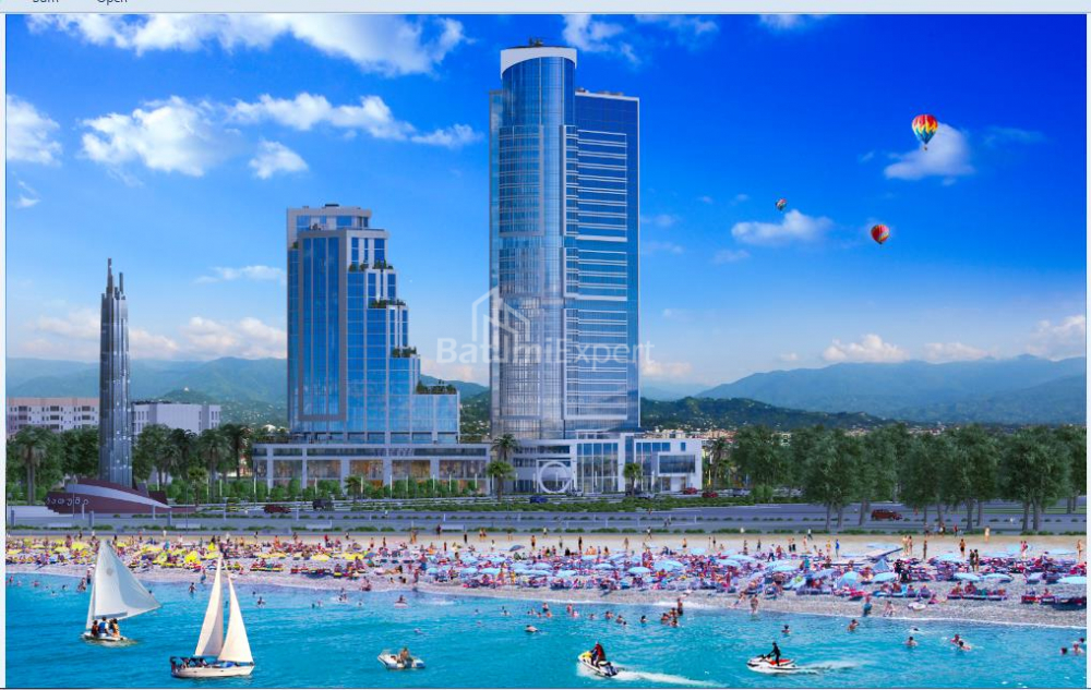 Mənzil 35.9 m² - Qəhrəmanlar Xiyabanı, Batumi, Gürcüstan