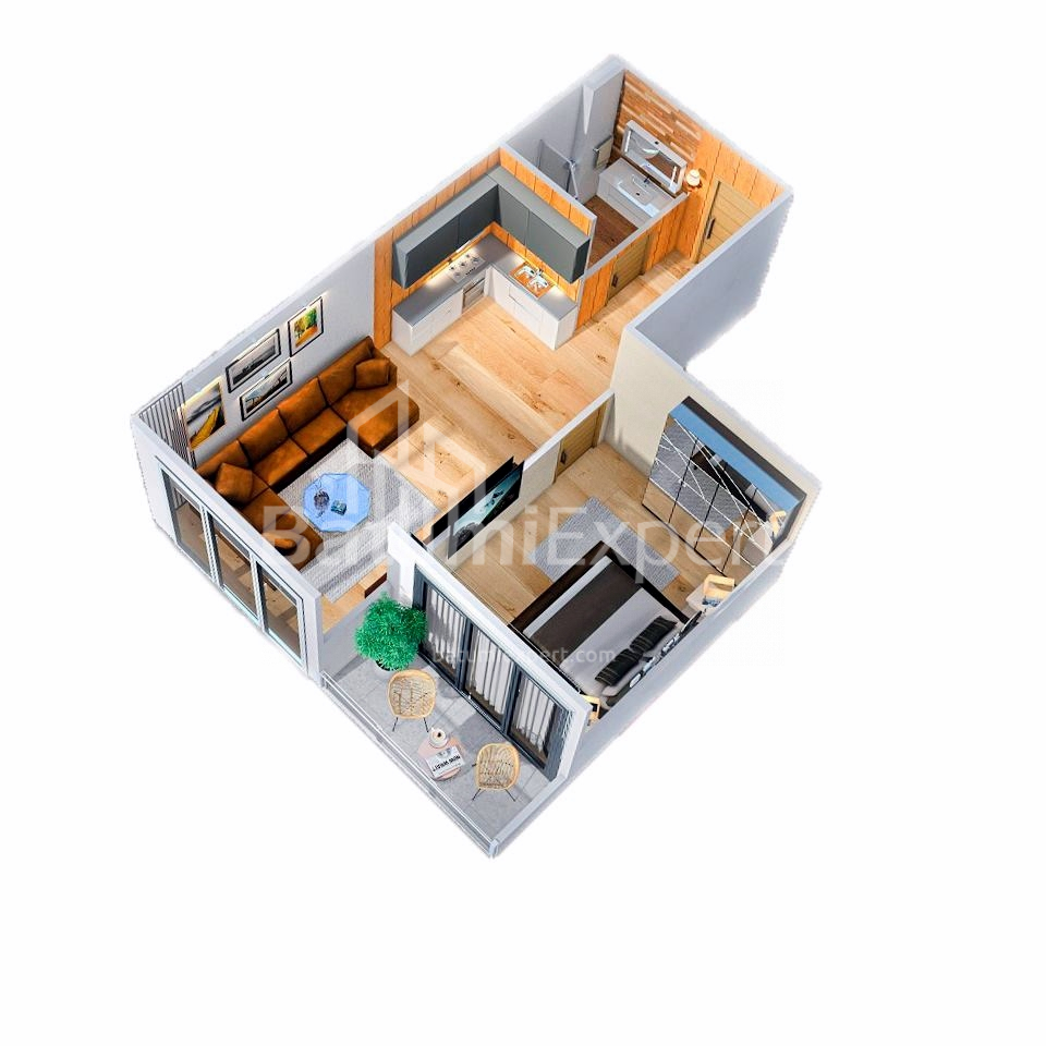 Mənzil 55 m² - Petra Bagrationi, Batumi, Gürcüstan