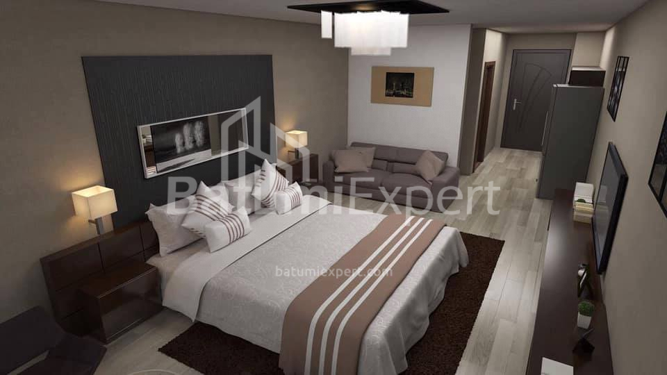 Tikilməkdə olan obyekt 44 m² - Şerif Ximşiaşvili, Batumi, Gürcüstan