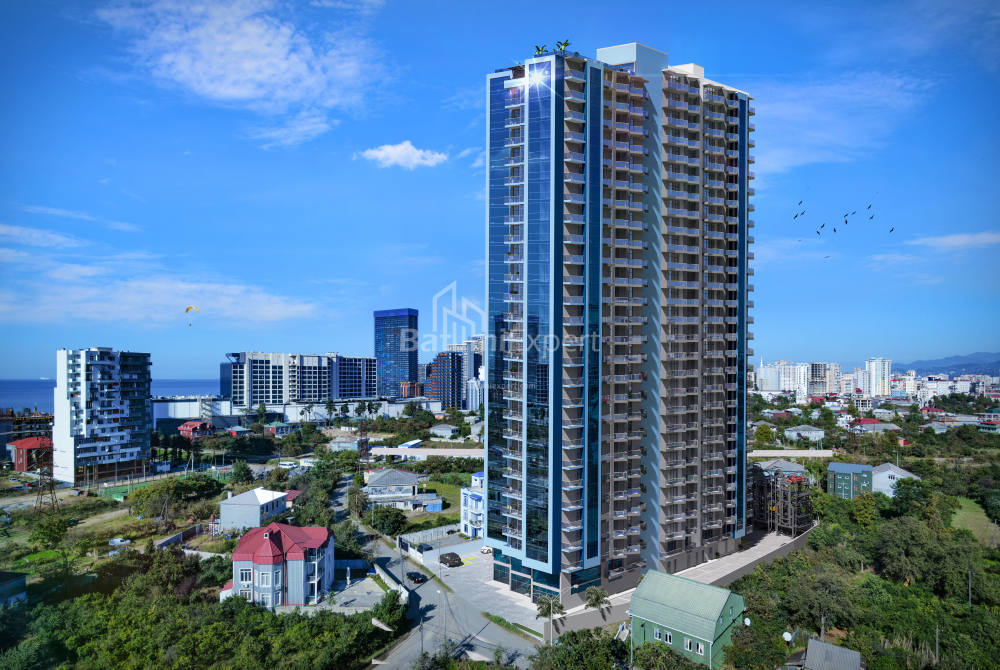 Tikilməkdə olan obyekt 28.3 m² - Qriqola Lortkipanidze, Batumi, Gürcüstan