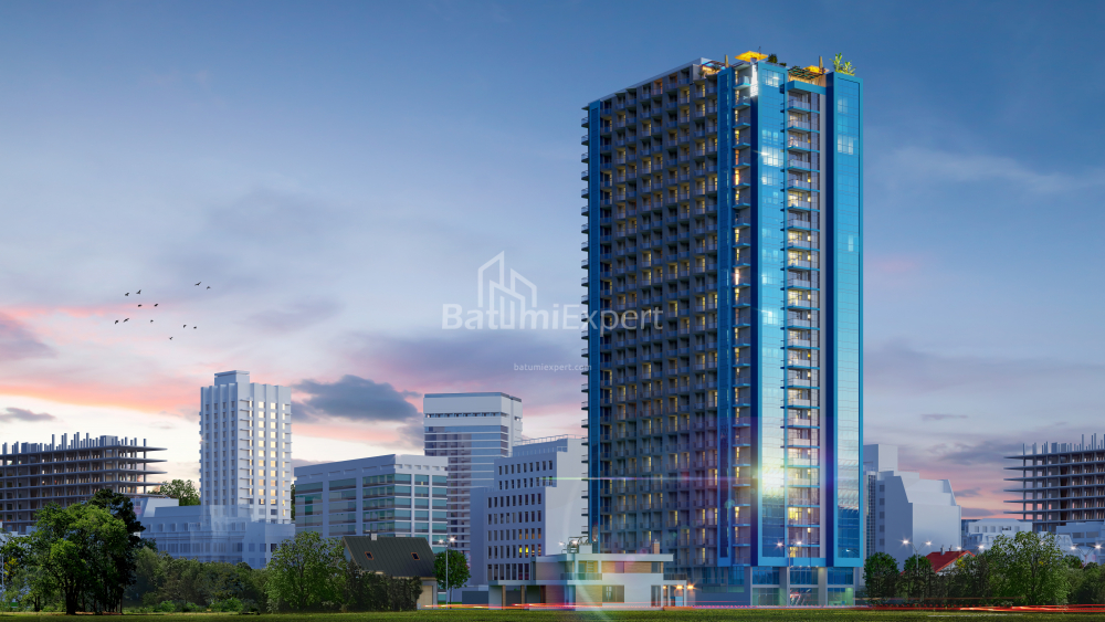 Tikilməkdə olan obyekt 46.4 m² - Qriqola Lortkipanidze, Batumi, Gürcüstan
