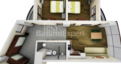 Mənzil 84.98 m² - Mezqvarta, Chakvi, Gürcüstan