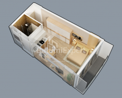 Mənzil 34.8 m² - Lech və Maria Kachinsky, Batumi, Gürcüstan