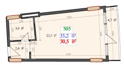 Mənzil 35.2 m² - Lech və Maria Kachinsky, Batumi, Gürcüstan