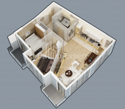 Tikilməkdə olan obyekt 55.8 m² - Lech və Maria Kachinsky, Batumi, Gürcüstan