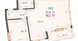 Tikilməkdə olan obyekt 1-комн 55.8 m² - Lech və Maria Kachinsky, Batumi