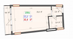 Tikilməkdə olan obyekt 35 m² - Lech və Maria Kachinsky, Batumi, Gürcüstan