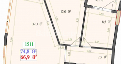Tikilməkdə olan obyekt 2-комн 74.8 m² - Lech və Maria Kachinsky, Batumi