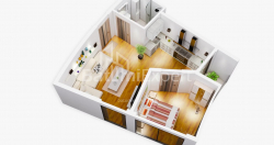 Mənzil 59.4 m² - Qəhrəmanlar Xiyabanı, Batumi, Gürcüstan