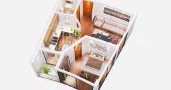 Mənzil 57.1 m² - Qəhrəmanlar Xiyabanı, Batumi, Gürcüstan