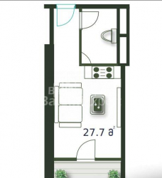 Mənzil 28 m² - Şerif Ximşiaşvili, Batumi, Gürcüstan