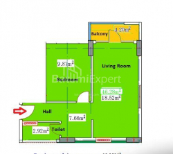 Mənzil 46 m² - Yurievskaya, Batumi, Gürcüstan