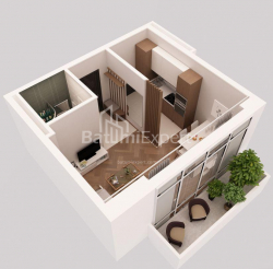 Mənzil 27 m² - David Agmashenebli, Batumi, Gürcüstan