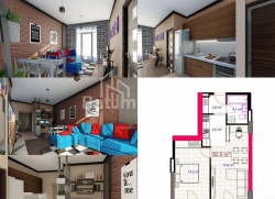 Mənzil 53 m² - Yurievskaya, Batumi, Gürcüstan