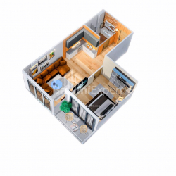 Mənzil 2-комн 55 m² - Petra Bagrationi, Batumi