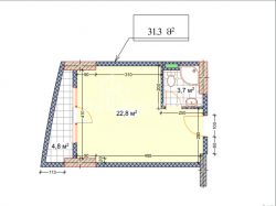 Mənzil 31.3 m² - Şerif Ximşiaşvili, Batumi, Gürcüstan