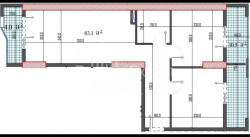 Mənzil 79.3 m² - Lado Qudiaşvili, Batumi, Gürcüstan