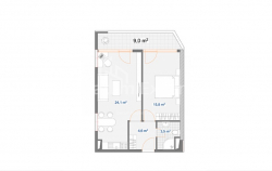 Mənzil 2-комн 58.8 m² - Xaydarə Abaşidze, Batumi